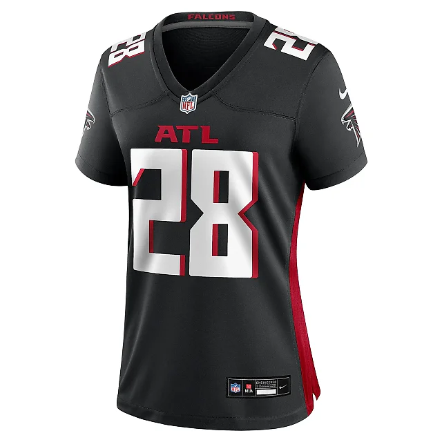 Zennovawear Women's Atlanta Falcons Carlos Washington Jr. Black Team Game Jersey