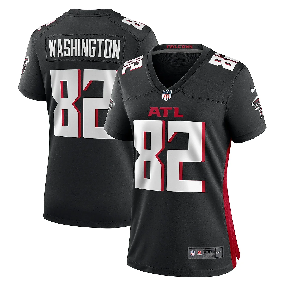 Zennovawear Women's Atlanta Falcons Casey Washington Black Game Jersey