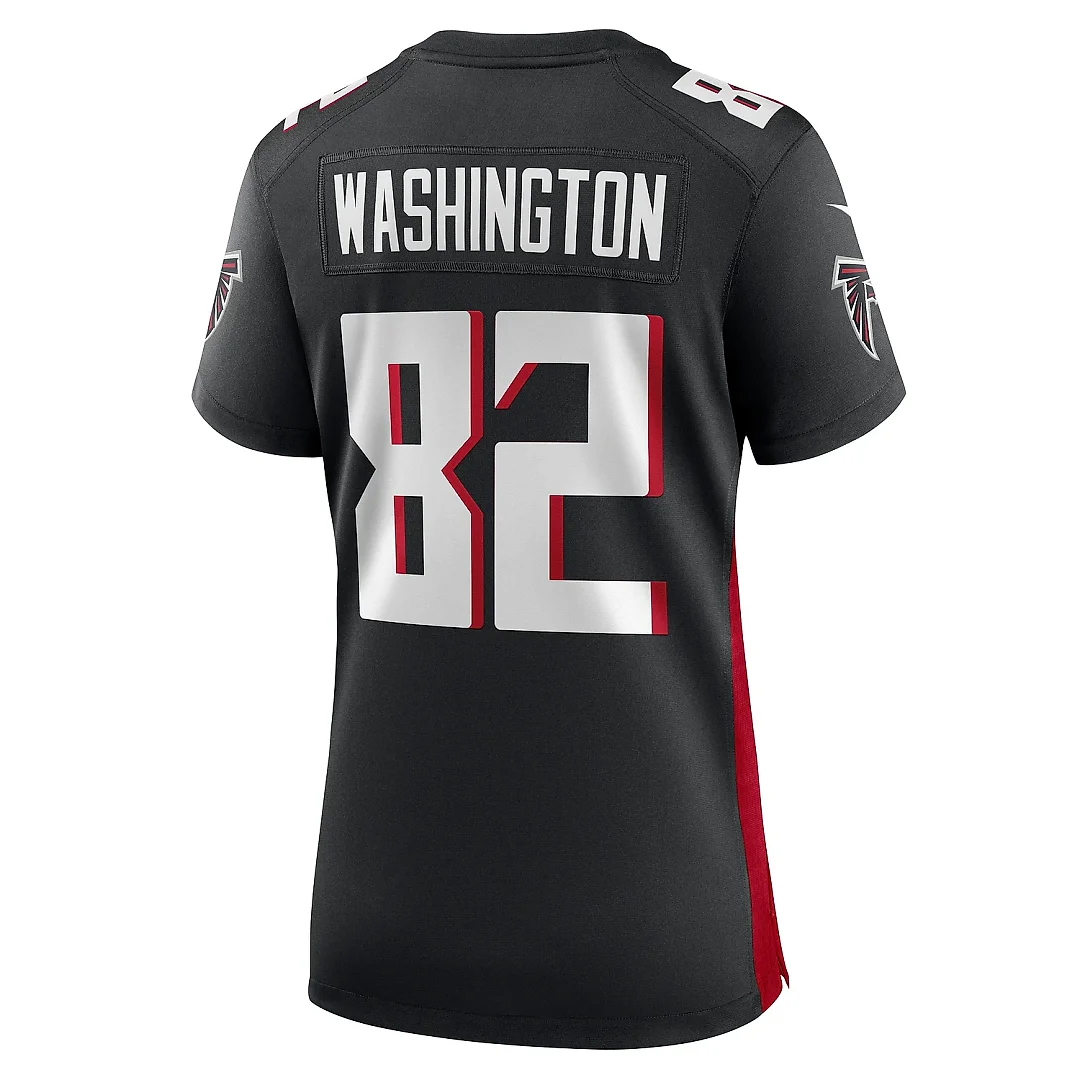 Zennovawear Women's Atlanta Falcons Casey Washington Black Game Jersey
