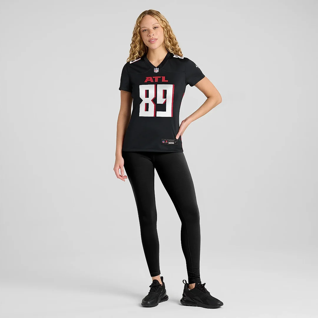 Zennovawear Women's Atlanta Falcons Charlie Woerner Black Game Jersey