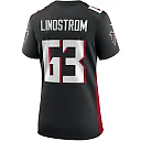 Zennovawear Women's Atlanta Falcons Chris Lindstrom Black Game Jersey