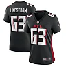 Zennovawear Women's Atlanta Falcons Chris Lindstrom Black Team Game Jersey