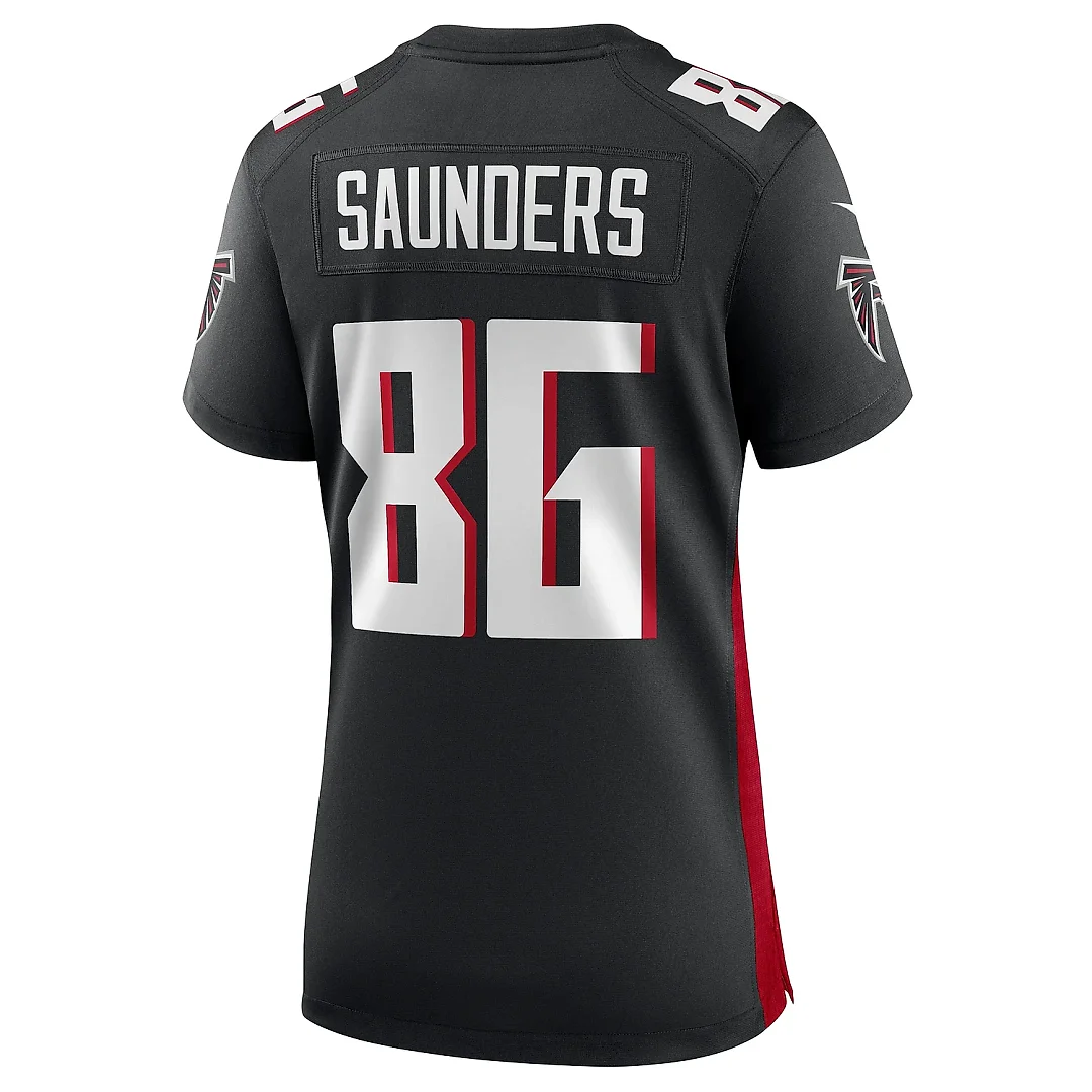 Zennovawear Women's Atlanta Falcons CJ Saunders Black Team Game Jersey