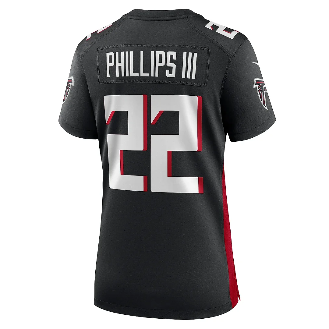 Zennovawear Women's Atlanta Falcons Clark Phillips III Black Game Jersey
