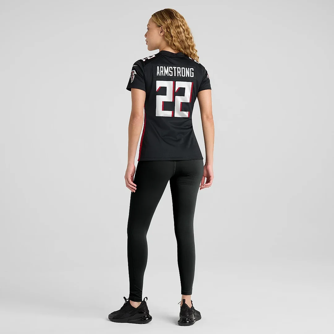 Zennovawear Women's Atlanta Falcons Cornell Armstrong Black Team Game Jersey
