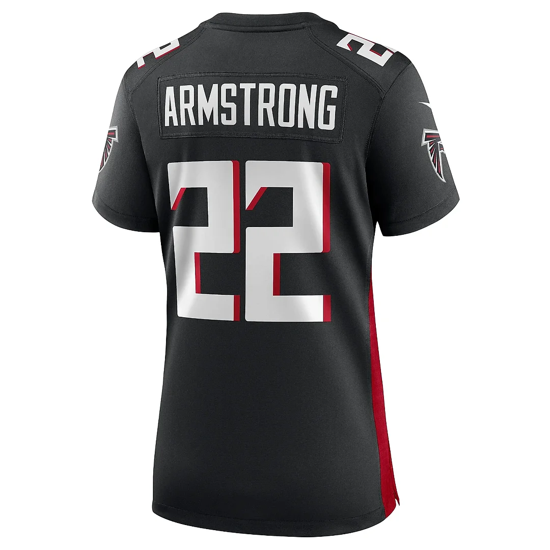Zennovawear Women's Atlanta Falcons Cornell Armstrong Black Team Game Jersey