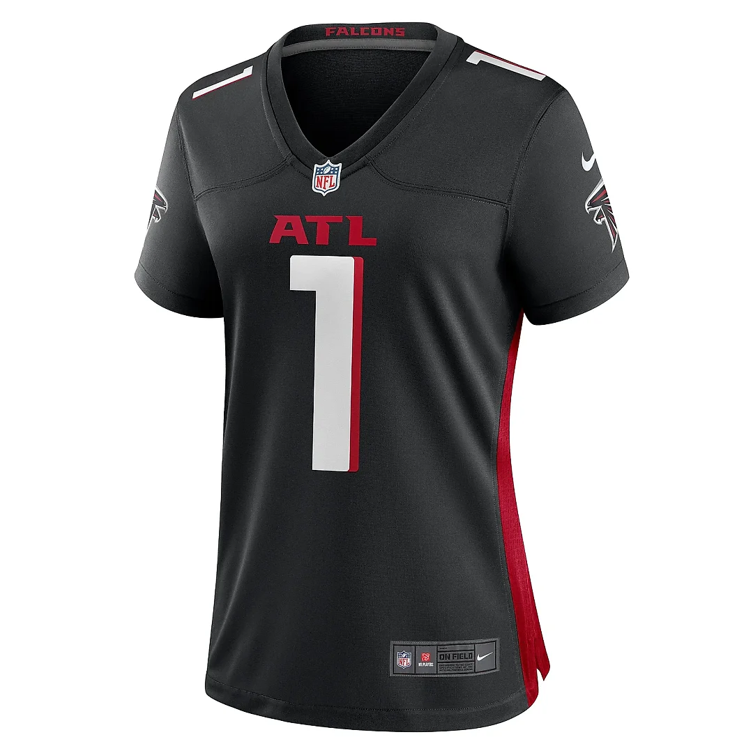 Zennovawear Women's Atlanta Falcons Darnell Mooney Black Game Jersey