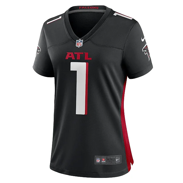 Zennovawear Women's Atlanta Falcons Darnell Mooney Black Game Jersey