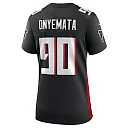 Zennovawear Women's Atlanta Falcons David Onyemata Black Game Player Jersey