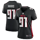 Zennovawear Women's Atlanta Falcons Demone Harris Black Game Jersey