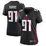 Zennovawear Women's Atlanta Falcons Demone Harris Black Game Jersey