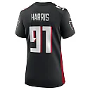 Zennovawear Women's Atlanta Falcons Demone Harris Black Game Jersey