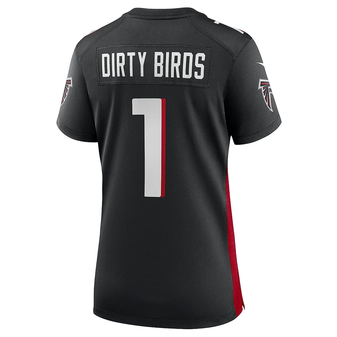 Zennovawear Women's Atlanta Falcons Dirty Birds Black Game Jersey