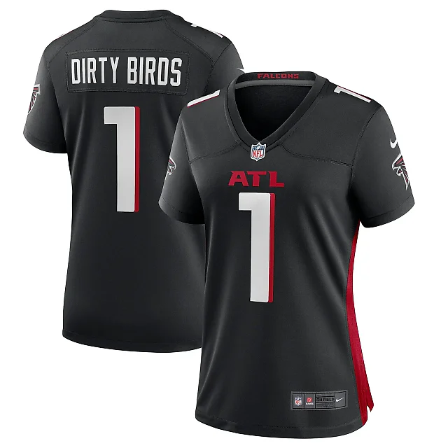Zennovawear Women's Atlanta Falcons Dirty Birds Black Game Jersey