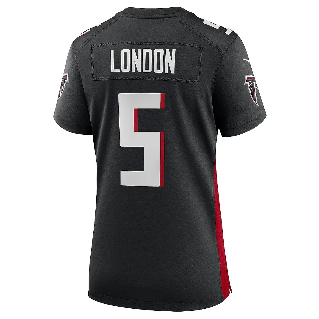 Zennovawear Women's Atlanta Falcons Drake London Black Player Game Jersey