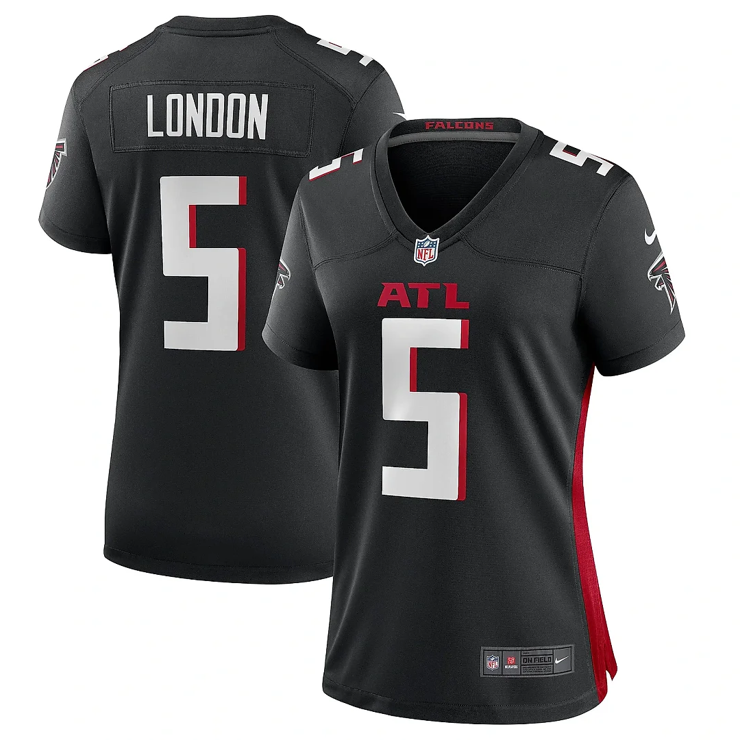 Zennovawear Women's Atlanta Falcons Drake London Black Player Game Jersey