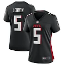 Zennovawear Women's Atlanta Falcons Drake London Black Player Game Jersey