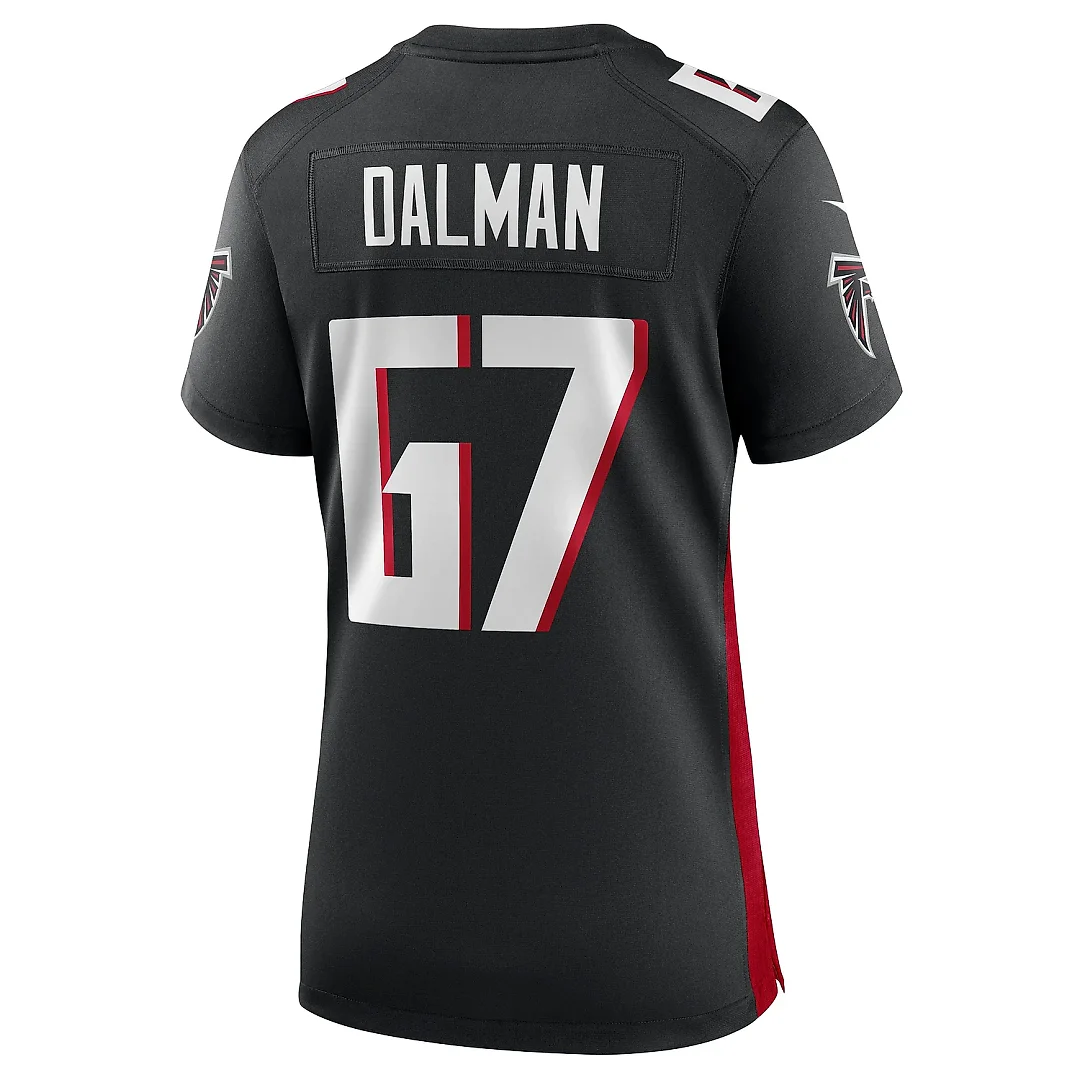 Zennovawear Women's Atlanta Falcons Drew Dalman Black Game Jersey