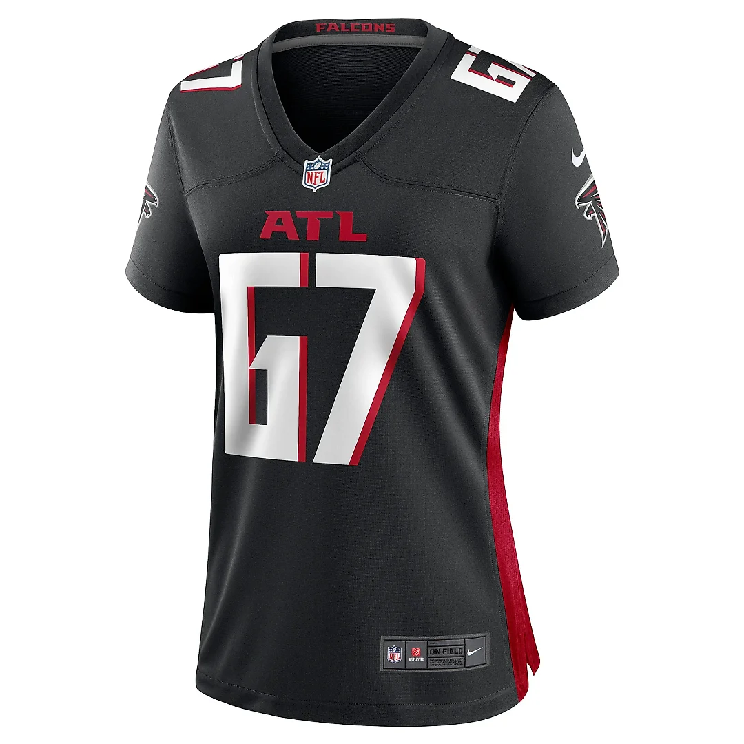 Zennovawear Women's Atlanta Falcons Drew Dalman Black Game Jersey