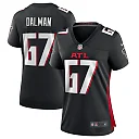 Zennovawear Women's Atlanta Falcons Drew Dalman Black Game Jersey