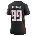 Zennovawear Women's Atlanta Falcons Eddie Goldman Black Game Jersey