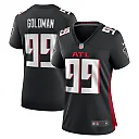 Zennovawear Women's Atlanta Falcons Eddie Goldman Black Game Jersey
