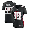 Zennovawear Women's Atlanta Falcons Eddie Goldman Black Game Jersey