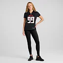 Zennovawear Women's Atlanta Falcons Eddie Goldman Black Game Jersey