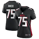 Zennovawear Women's Atlanta Falcons Eli Ankou Black Game Jersey