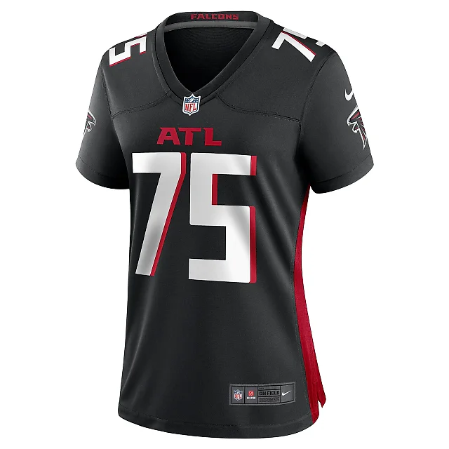 Zennovawear Women's Atlanta Falcons Eli Ankou Black Game Jersey