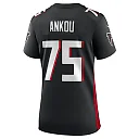 Zennovawear Women's Atlanta Falcons Eli Ankou Black Game Jersey