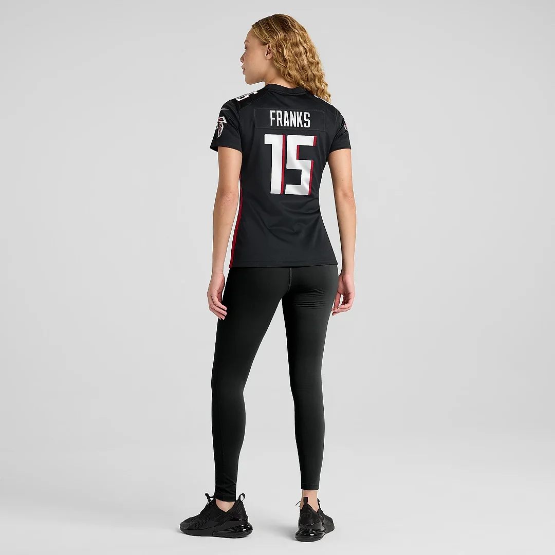 Zennovawear Women's Atlanta Falcons Feleipe Franks Black Game Jersey