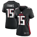 Zennovawear Women's Atlanta Falcons Feleipe Franks Black Game Jersey