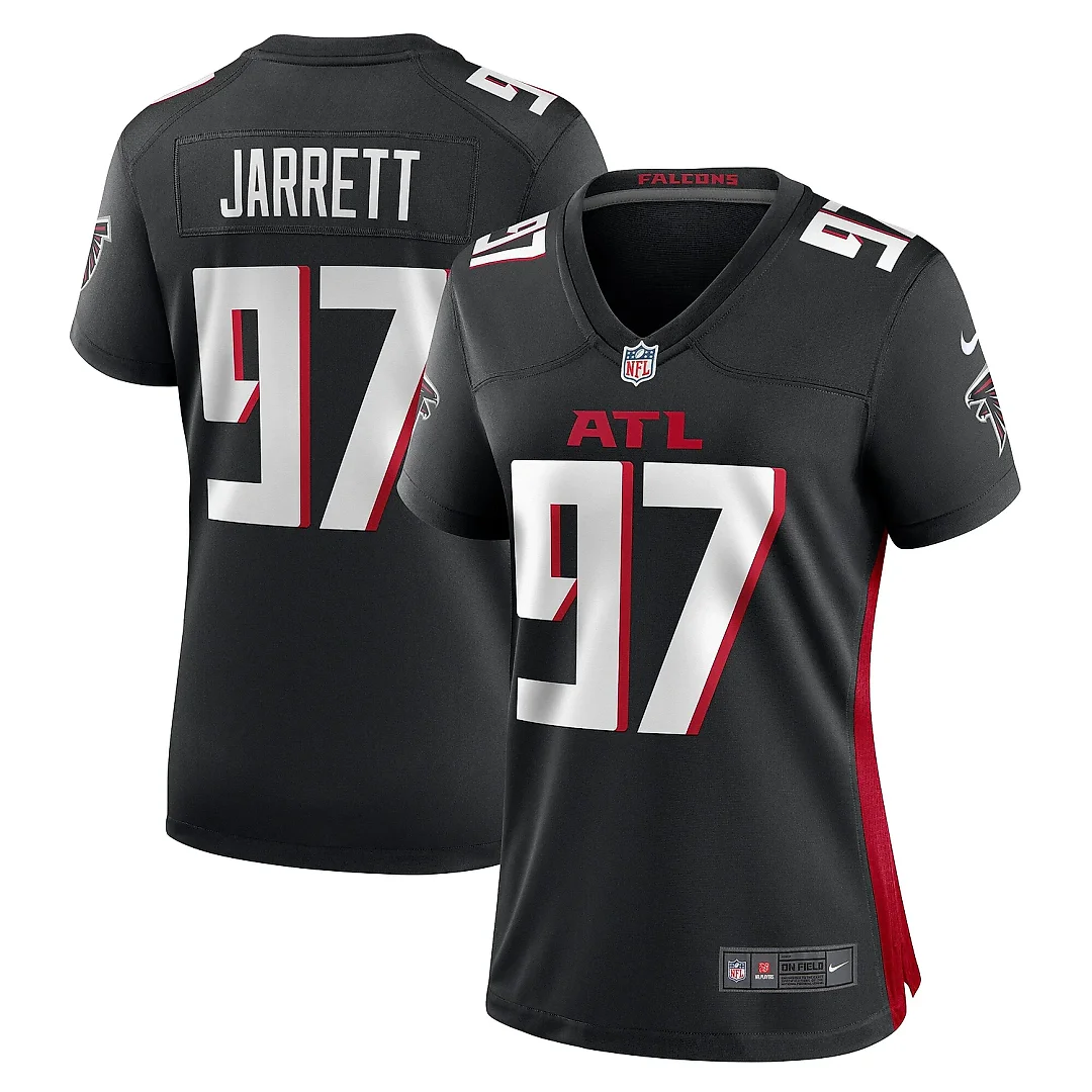 Zennovawear Women's Atlanta Falcons Grady Jarrett Black Game Jersey