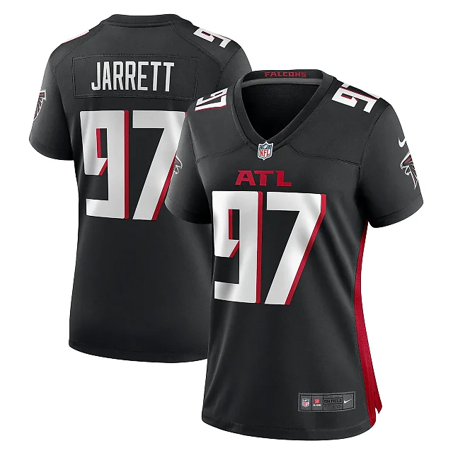 Zennovawear Women's Atlanta Falcons Grady Jarrett Black Game Jersey
