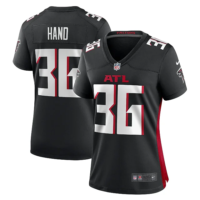 Zennovawear Women's Atlanta Falcons Harrison Hand Black Game Jersey