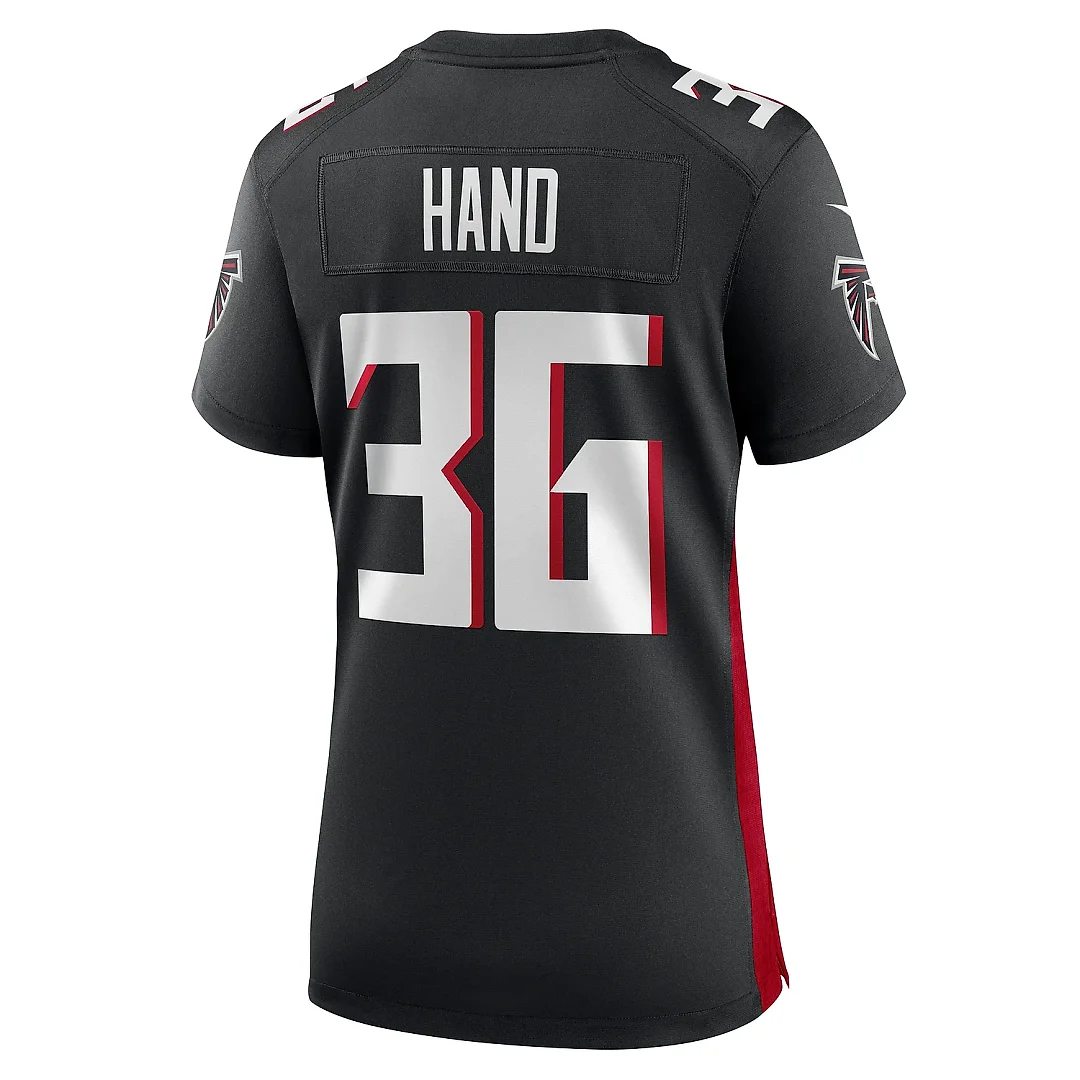 Zennovawear Women's Atlanta Falcons Harrison Hand Black Game Jersey