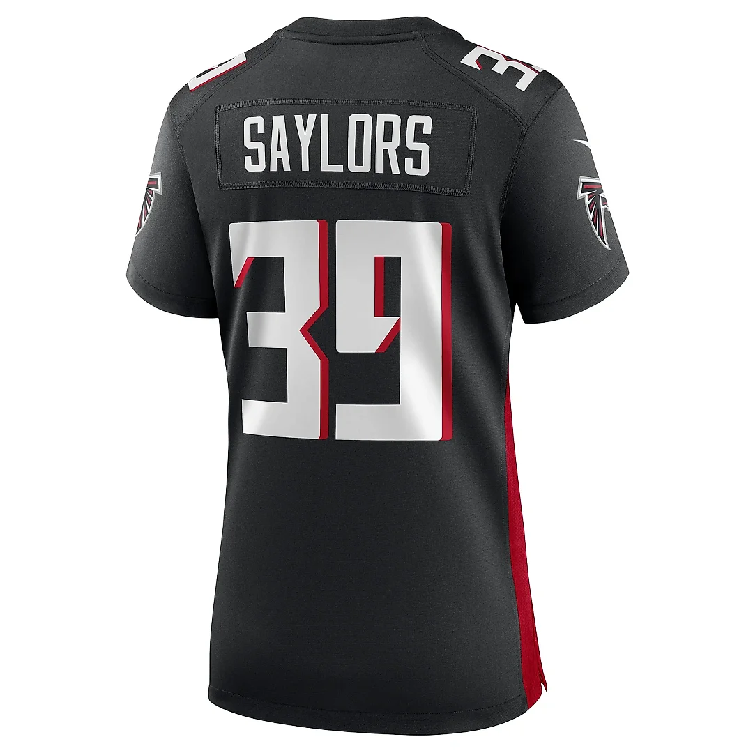 Zennovawear Women's Atlanta Falcons Jacob Saylors Black Game Jersey