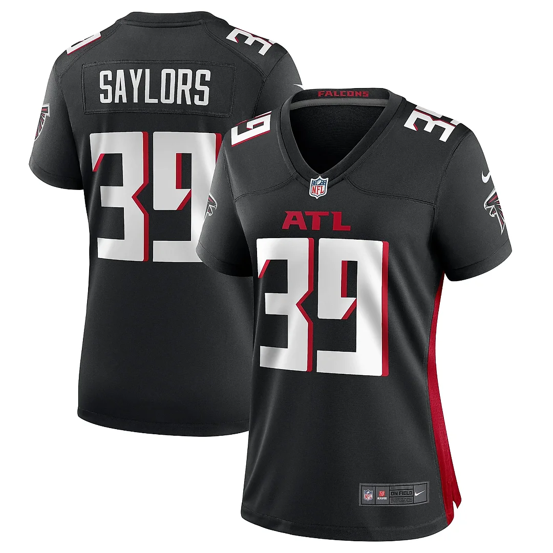 Zennovawear Women's Atlanta Falcons Jacob Saylors Black Game Jersey