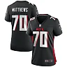 Zennovawear Women's Atlanta Falcons Jake Matthews Black Game Jersey