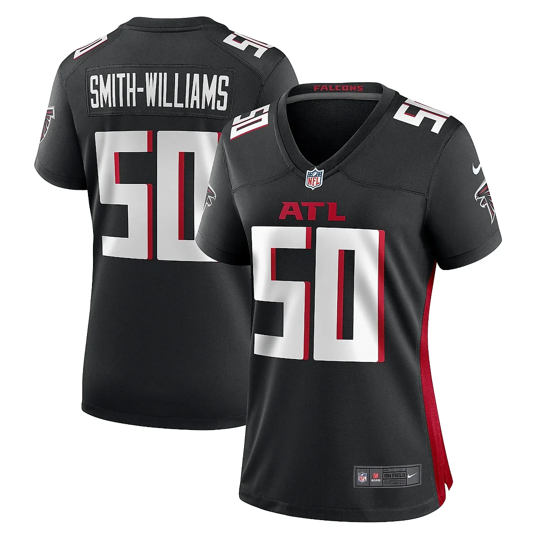Zennovawear Women's Atlanta Falcons James Smith-Williams Black Game Jersey