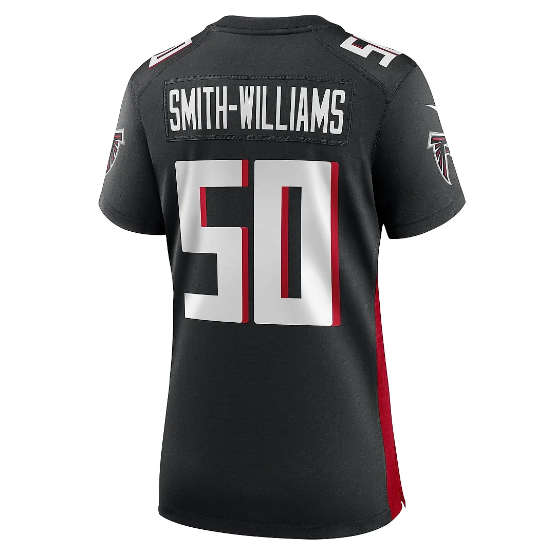 Zennovawear Women's Atlanta Falcons James Smith-Williams Black Game Jersey