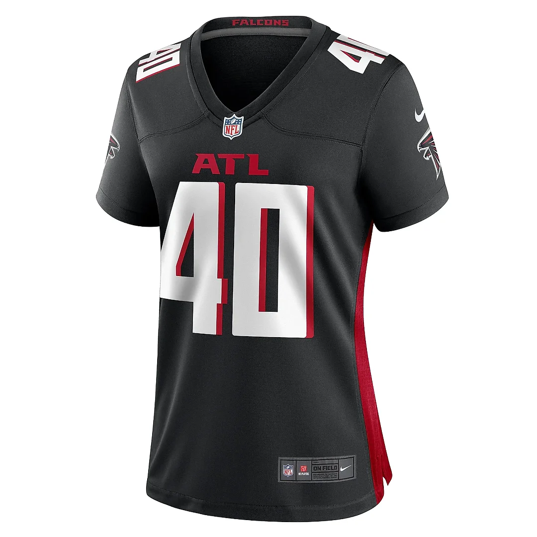 Zennovawear Women's Atlanta Falcons JD Bertrand Black Game Jersey