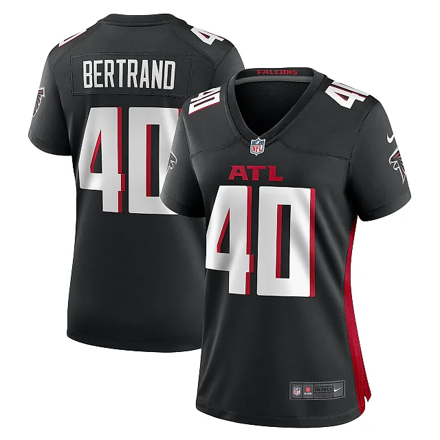Zennovawear Women's Atlanta Falcons JD Bertrand Black Game Jersey