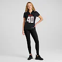 Zennovawear Women's Atlanta Falcons JD Bertrand Black Game Jersey