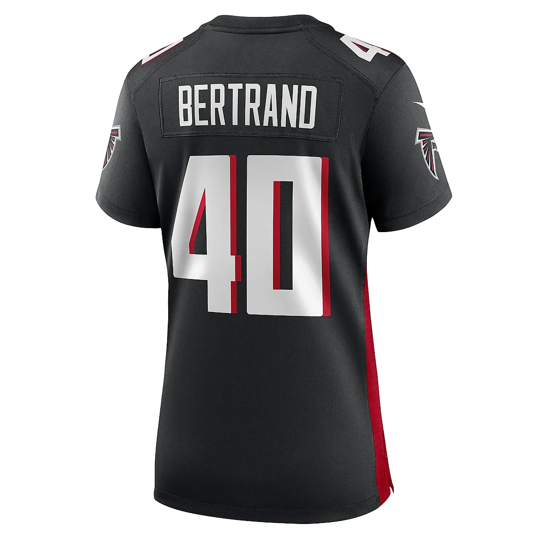 Zennovawear Women's Atlanta Falcons JD Bertrand Black Game Jersey