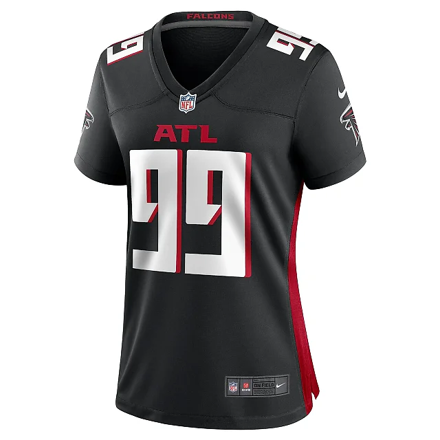 Zennovawear Women's Atlanta Falcons Joe Gaziano Black Team Game Jersey