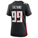 Zennovawear Women's Atlanta Falcons Joe Gaziano Black Team Game Jersey
