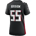 Zennovawear Women's Atlanta Falcons John Abraham Black Game Retired Player Jersey