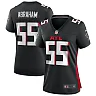 Zennovawear Women's Atlanta Falcons John Abraham Black Game Retired Player Jersey